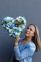 Blue Heart, serce nagrobne z dedykacją