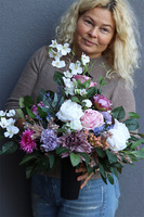 Białe Marzenia, dekoracja nagrobna na gałęzi