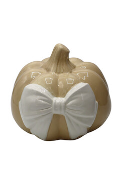 Cute Pumpkin, dekoracyjna figurka dynia E, wym.14.5x17cm