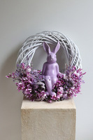 Hello Bunny, wielkanocny wianek z zajączkiem