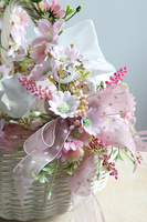 Milunia, dekorowany koszyczek wielkanocny