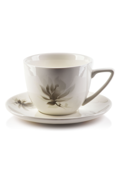 Floriana D, zestaw prezentowy 6 filiżanek ze spodkiem, poj.250ml