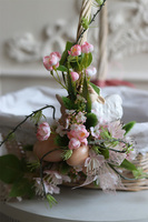 Kremonisa, dekorowany koszyczek wielkanocny