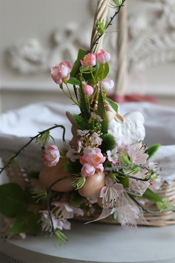 Kremonisa, dekorowany koszyczek wielkanocny