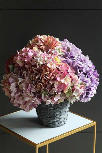 bogaty kosz z hortensjami, Provance Kilano