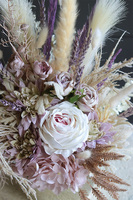 Fioleto Boho House, kompozycja kwiatowa z suszem
