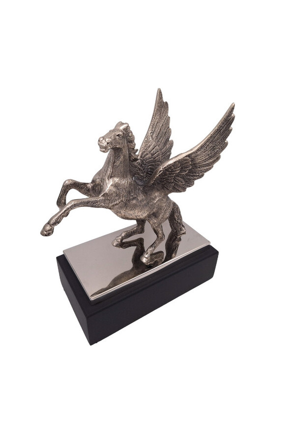 Pegaz, aluminiowa figurka koń