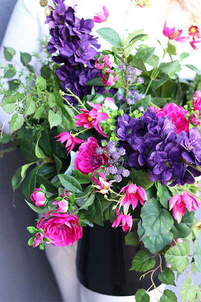 Mallesja, bukiet nagrobny we flakonie