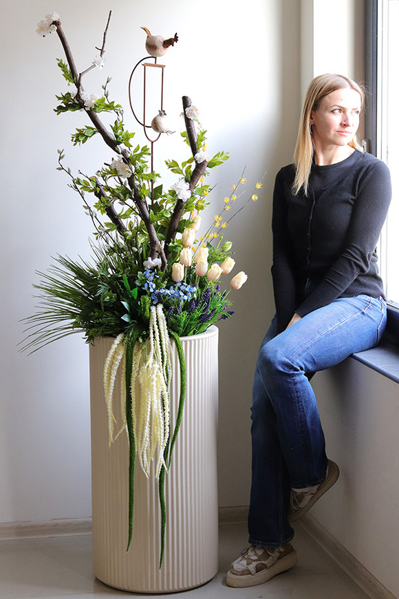 Spring Design, podłogowa dekoracja kwiatowa