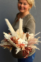 Unit, stroik zimowy w miedzianym naczyniu