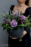 Violet Rose, komplet dekoracji nagrobnych