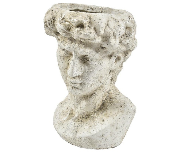Cremona, osłonka doniczka ceramiczna głowa