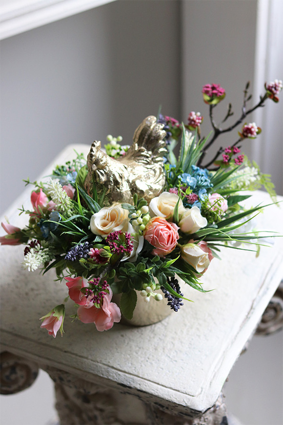 Kurka na Grzędzie, stroik wielkanocny