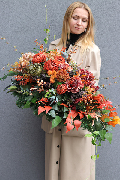 Orenta, jesienna wiązanka nagrobna