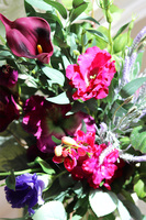 Angelo Purple&Gold 2, bukiet nagrobny we wkładzie