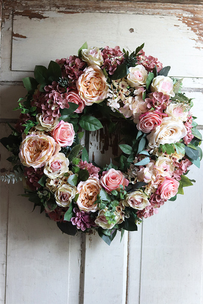 Balina, bogaty wianek na drzwi, śr.51cm