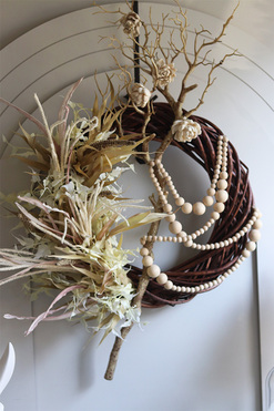 Tresoro, boho wianek na drzwi, rozp.85cm