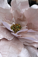 Gwiazda Betlejemska Pudrowa, wielki kwiat sztuczny