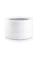 Fiberglass donica walec White 