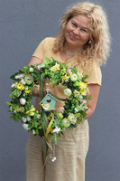 Green Floresi, wianek dekoracyjny na drzwi