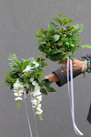 Green Love, bukiet kwiatowy do ręki