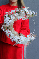 Subtelle Lilano, wianek na obręczy z jabłonką