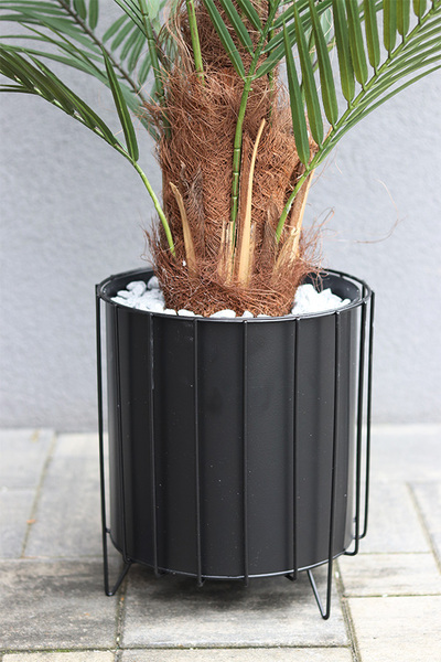Palma Thaiti Black, sztuczna roślina w ozdobnej donicy