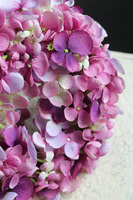 Leossi Pink, dekoracyjny wianek z hortensji