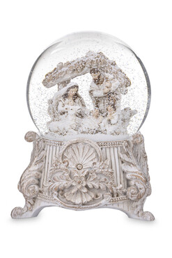 Cicha Noc, kula śnieżna świąteczna pozytywka, wym.28x18cm