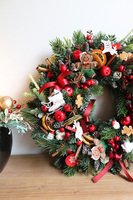 Wigilijna Radość, świąteczny wianek