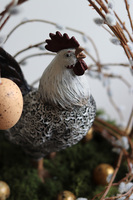 Gniazdo, stroik wielkanocny z kogutem, wys.60cm