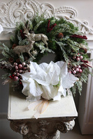 Reny Zimą 2, bożonarodzeniowy wianek, rozp.55cm   