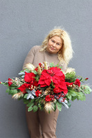 Red Winter, komplet dekoracji nagrobnych