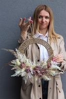 Colette Boho, asymetryczny wianek dekoracyjny