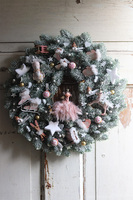 Sen Baletnicy, świąteczny różowy dekoracyjny