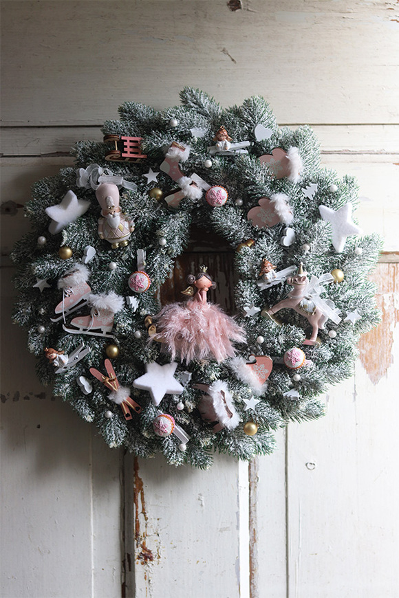 Sen Baletnicy, świąteczny różowy dekoracyjny