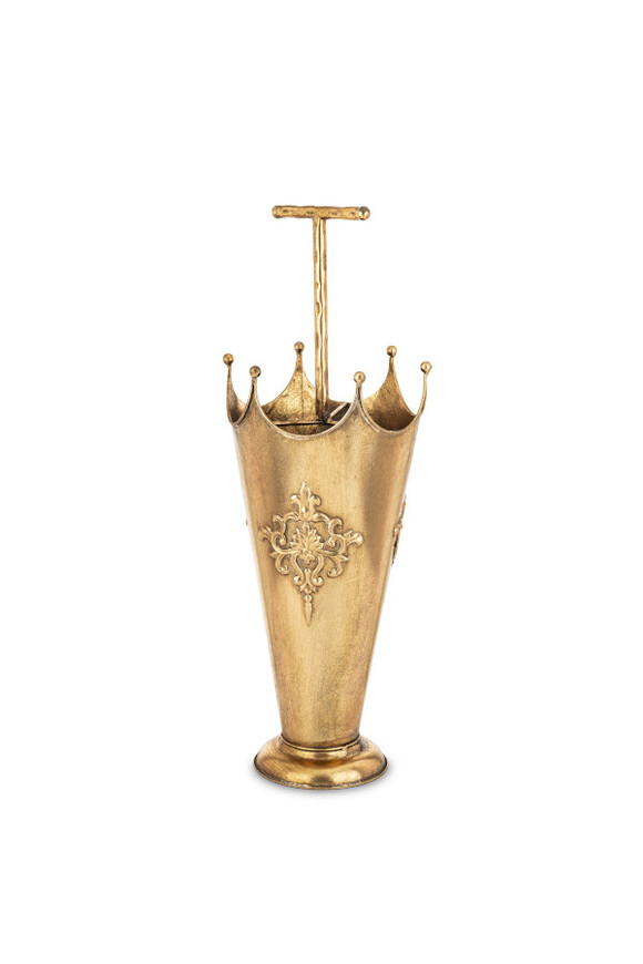 Cafeterie, złoty parasolnik vintage, A, wym.58x21.5x21.5cm