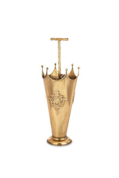 Cafeterie, złoty parasolnik vintage, A, wym.58x21.5x21.5cm