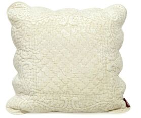 Adria, dekoracyjna poszewka velvetowa, krem, wym.45x45cm
