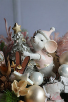 Girl Childhood, różowy świąteczny flowerbox