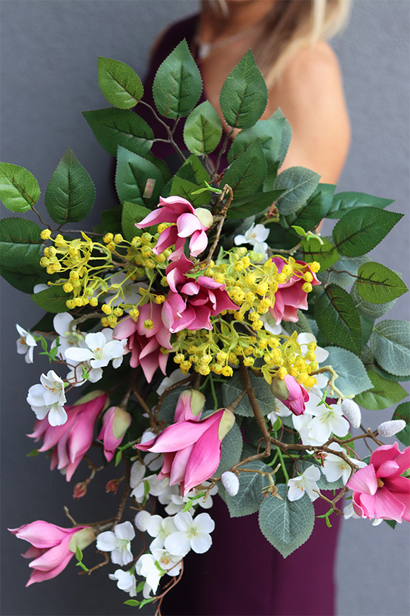 Moko Spring, bukiet nagrobny we wkładzie do wazonu