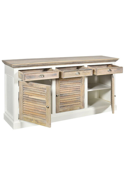 Bristol White 2B, szeroka komoda 3-drzwiowa