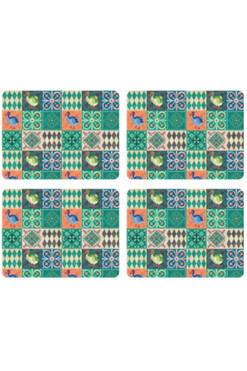 Zanzibar, podkładki korkowe, duże, 4szt