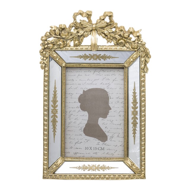 Royal Mirror, złota ramka na zdjęcia, wym.27x18cm 
