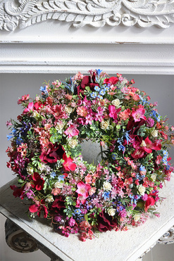 Amanta Colors, kolorowy wianek na drzwi, śr.35cm 