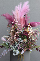 Wrzosowisko, dekoracja jesienna w donicy fiberglass