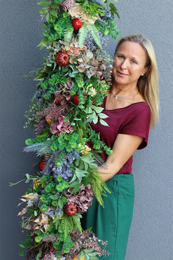 Autumn Extra, barwna girlanda jesienna, dł.100cm