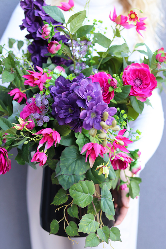 Mallesja, bukiet nagrobny we flakonie