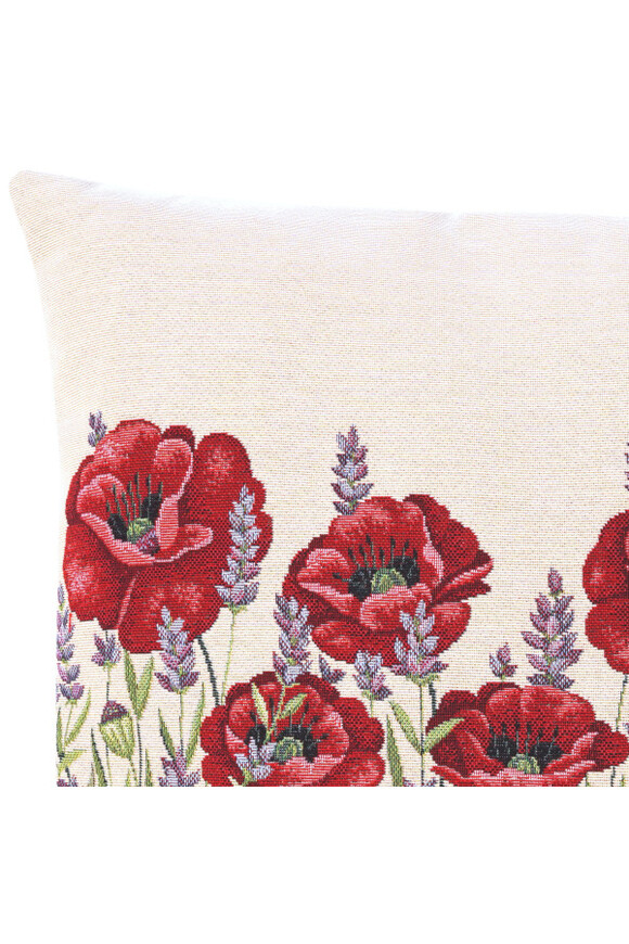 Maki i Lawenda, poszewka gobelinowa dwustronna