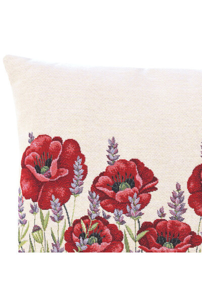 Maki i Lawenda, poszewka gobelinowa dwustronna